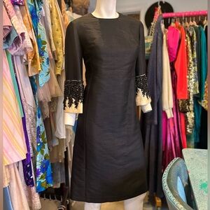 Classic Jackie O Black Dress